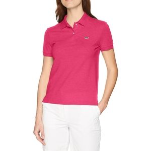 Pink Lacoste Polo Shirt 